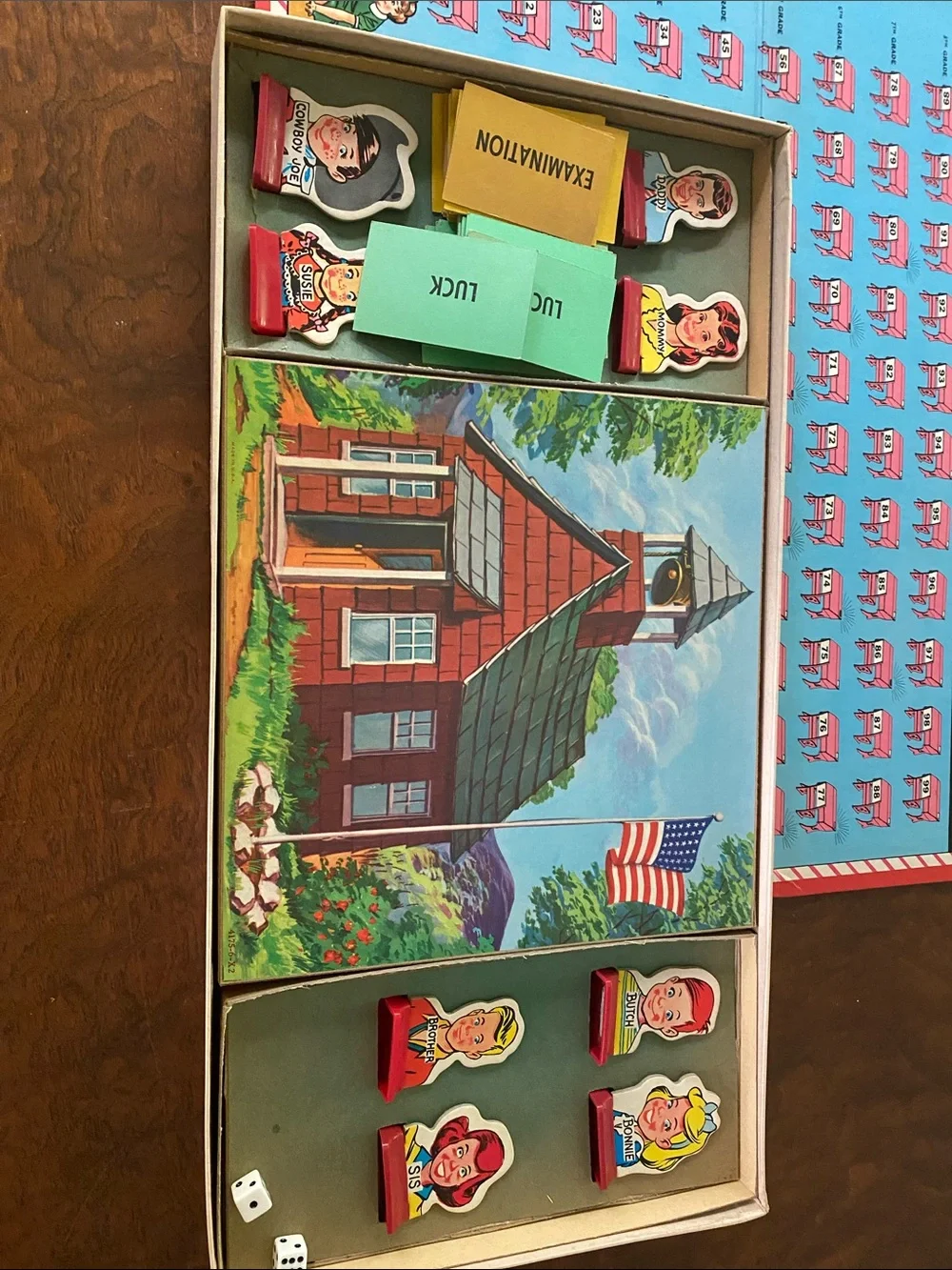 Go to the Head of the Class Vintage Board Game 1960s